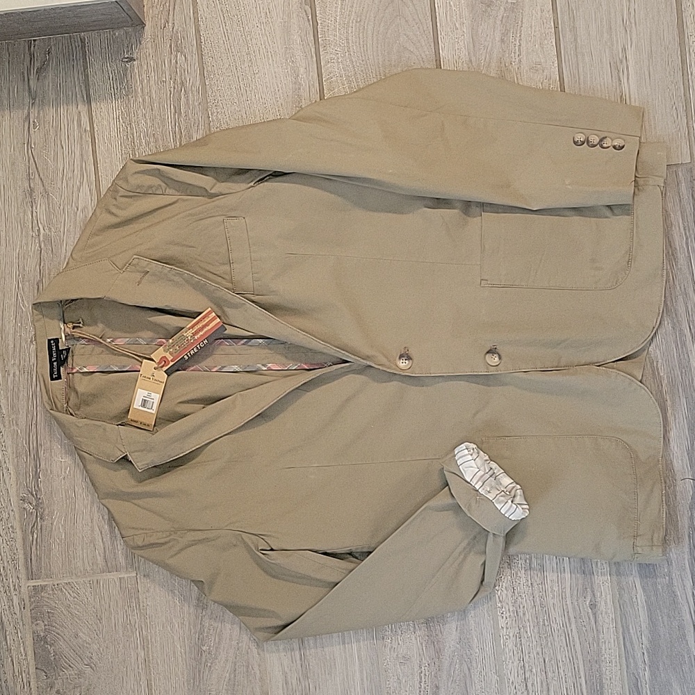 Tailor Vintage Beige Blazer 44R NWT